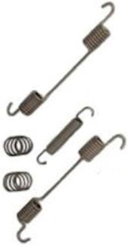 KarParts360 For GMC Savana 4500 2019 Parking Brake Hold Down Springs | Rear | With Pins | 1.97 inches / 50 millimeters Required Shoe Width | 4.46 inches / 113.3 millimeters Required Shoe Length in Saudi Arabia