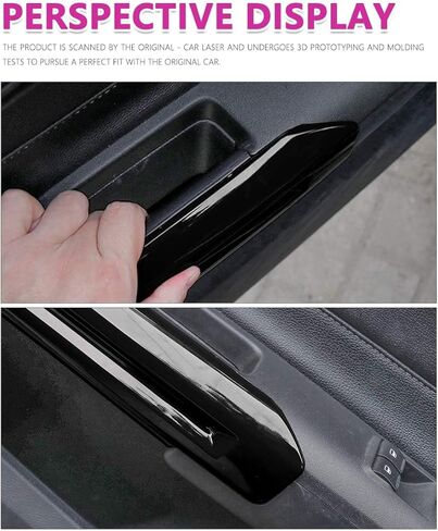 YINGTUU for Ford Mustang 2015-2020 2021 2022 2023 Accessories Interior Stickers Steering Wheel Cover Decals Trim (Glossy Black) in Saudi Arabia