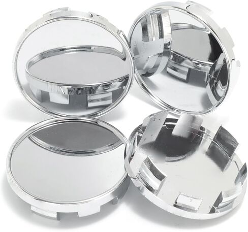 4Pcs 2.6in / 66mm Car Wheel Center Caps for 2016-2017 Jetta 2016-2017 Passat 2016-2017 Tiguan​ 3B7601171 3BD601171 Chrome Outer 2.6 in, Inner 2.38 in Snap-On Hub Caps in Saudi Arabia