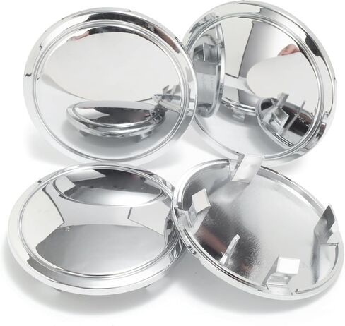 4Pcs 2.6in / 66mm Car Wheel Center Caps for 2016-2017 Jetta 2016-2017 Passat 2016-2017 Tiguan​ 3B7601171 3BD601171 Chrome Outer 2.6 in, Inner 2.38 in Snap-On Hub Caps in Saudi Arabia
