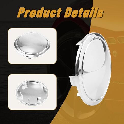 4Pcs 2.6in / 66mm Car Wheel Center Caps for 2016-2017 Jetta 2016-2017 Passat 2016-2017 Tiguan​ 3B7601171 3BD601171 Chrome Outer 2.6 in, Inner 2.38 in Snap-On Hub Caps in Saudi Arabia