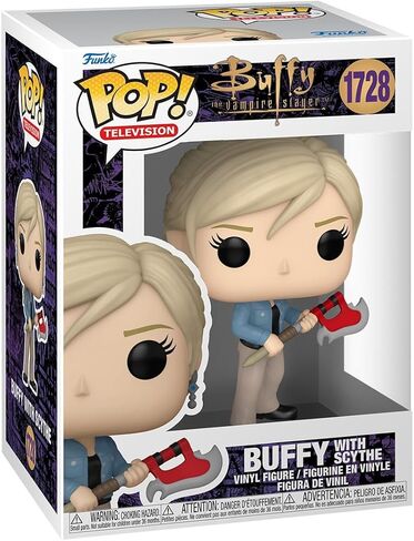 Funko Pop! TV: Buffy The Vampire Slayer - Buffy with Scythe - Collectable Vinyl Figure - Gift Idea - Official Merchandise - Toys for Kids & Adults - Horror Fans in Saudi Arabia