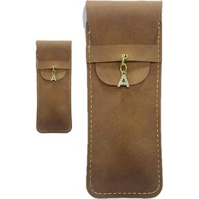 Personalized Initial PU Suede Pen Pouch - Office and Professional Storage Accessory, Ideal Gift for Coworkers (Y) in Saudi Arabia