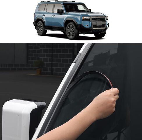 Waterproof Windproof Window Sealing Accessories Suitable for 2024 2025 Toyota Land Cruiser 250 1958 Prado LC250 Front Windshield Silicone Strip Upgrade Modification 2025 Land Cruiser Accessories in Kuwait