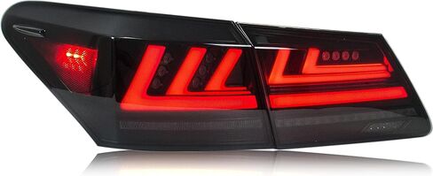 مصابيح خلفية LED لتجميل الوجه من Inginuity time لسيارة Lexus ES350 ES330 2006-2012 مصابيح خلفية سوداء مجموعة استبدال مجموعة إشارة متتابعة للرسوم المتحركة in Kuwait