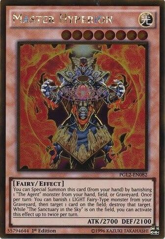 YU-GI-OH! - Master Hyperion (PGL2-EN082) - Premium Gold: Return of The Bling - 1st Edition - Gold Rare in Saudi Arabia