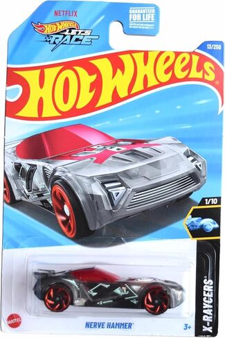 Hot Wheels Nerve Hammer, X-Raycers 1/10 [Clear] 13/250 in Saudi Arabia