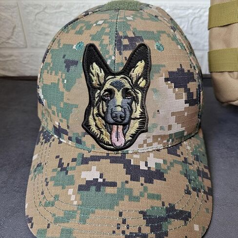 German Shepherd Morale Tactical Patch Embroidery Patches Hook and Loop for DIY Crafts Hats Clothes Backpacks in Saudi Arabia