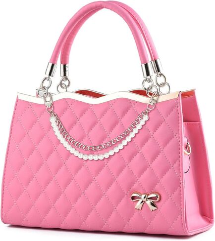 HINZIC 2pcs Pearl Purse Chain, Silver Gold Handbag Charm Extender, Short Handle Metal Shoulder Crossbody Bag Strap Replacement Accessories for Women in Saudi Arabia