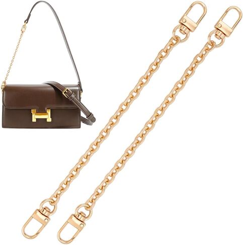 UNICRAFTALE 2Pcs 8.26 Inch(21cm) Bag Extender Chain Gold Purse Strap Extenders Purse Extender Chain Strap Replacement Accessory Bag Chain Straps for Handbags Purse Making Supplies in Saudi Arabia