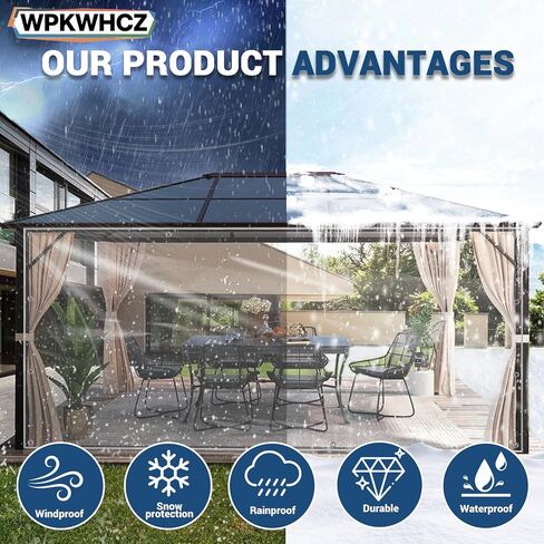 Clear Tarps Heavy Duty Waterproof 5x7 FT, 14Mil Thickened Vinyl Heavy Duty Tarp with Grommets, Reinforced Edges Tear Resistant Waterproof Tarp for Outdoors Porch Chicken Coop Greenhouse Cover in Saudi Arabia