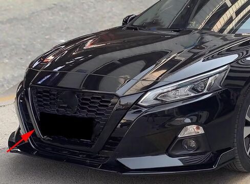 Car Accessories Fit for Nissan Altima 2019-2022 ABS Exterior Front Grill Frame Cover Trim 3PCS set （Glossy Black） in Saudi Arabia