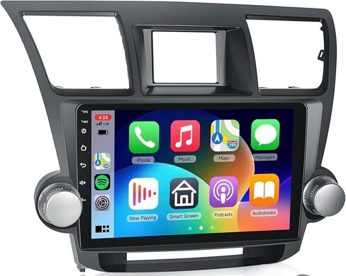 10.1" HD 2.5D IPS Touch Screen Bluetooth Car Radio for 2009-2014 Toyota Highlander with Wireless CarPlay Android Auto Mirrorlink, Podofo Android Stereo with GPS WiFi HiFi Audio 16 EQ Rear Camera in Saudi Arabia