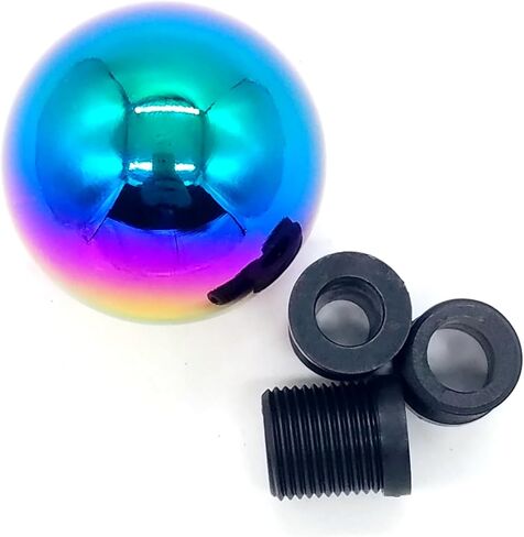 Tuning Gear Shift Knob Car Shifter Lever Universal Colorful Ball Style Fit for Manual/Automatic Neo Chrome in Saudi Arabia