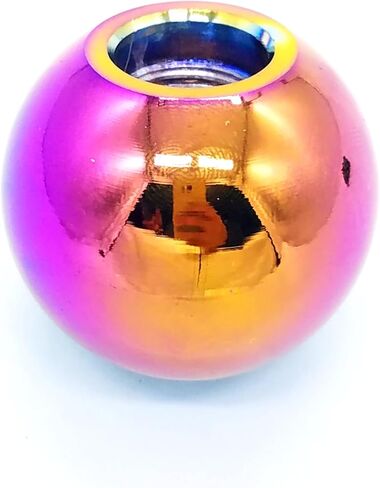 Tuning Gear Shift Knob Car Shifter Lever Universal Colorful Ball Style Fit for Manual/Automatic Neo Chrome in Saudi Arabia