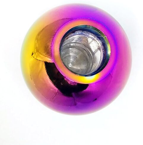 Tuning Gear Shift Knob Car Shifter Lever Universal Colorful Ball Style Fit for Manual/Automatic Neo Chrome in Saudi Arabia
