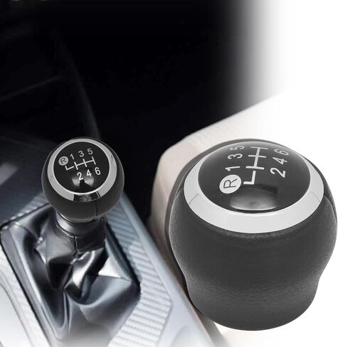 مقبض ناقل الحركة رامويل متوافق مع Toyota RAV4 4th 2013 2014 2015 2016 2017 2018 مقبض ناقل الحركة الأوتوماتيكي للسيارات، مقبض ناقل الحركة البديل للرأس (نسيج ألياف الكربون الأسود) in Kuwait