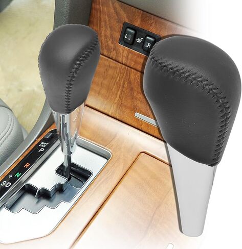ramuel Gear Shift Knob Compatible with Toyota RAV4 4th 2013 2014 2015 2016 2017 2018 Automotive Automatic Transmission Handle, Replacement Head Shifter Knob (Black Carbon Fiber Texture) in Saudi Arabia