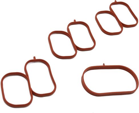Upper Intake Plenum Gasket Set Compatible with Nissan Frontier Nv1500 Nv2500 Nv3500 Pathfinder Xterra Equator V6 4.0L 2011 2012 2013 2014 2015 2016 2017 2018 2019 Replace# Ms96943 in Saudi Arabia