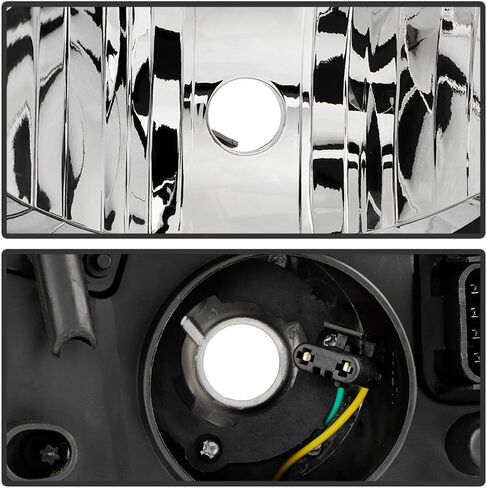ACANII - For 2002-2009 GMC Envoy 02-06 XL 04-05 XUV Black Housing Headlights Headlamps Replacement Driver & Passenger in Saudi Arabia