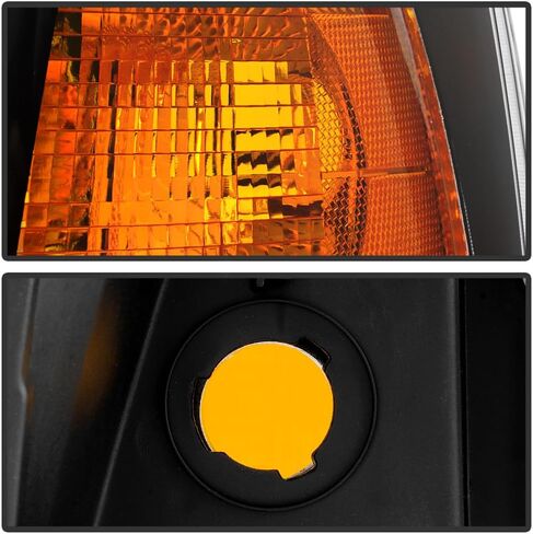 ACANII - For 2002-2009 GMC Envoy 02-06 XL 04-05 XUV Black Housing Headlights Headlamps Replacement Driver & Passenger in Saudi Arabia