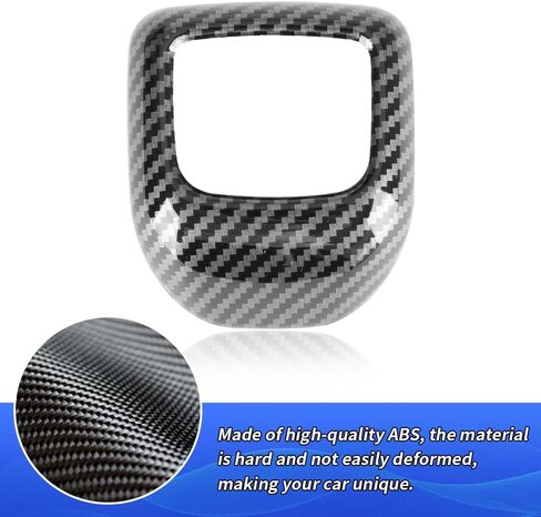 Car Center Console Gear Shift Panel Trim Cover Only for 2021-2026 Nissan Rogue SV/Rock Creek/SL/Platinum [Not for Nissan Rogue S] Auto Interior Decorations Accessories Carbon Fiber Style Kit in Saudi Arabia
