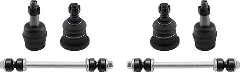 PartsW - 6 Pc Front Suspension Kit for Dodge Ram 1500 1994 1995 1996 1997 1998 1999 RWD Upper & Lower Ball Joints + Sway Bars in Saudi Arabia