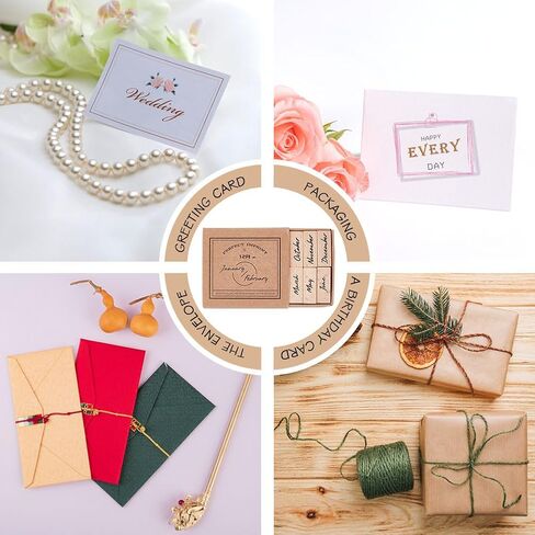 MAYJOYDIY 12Pcs Month Wood Rubber Stamps, Multipurpose Craft Stamp Kit Wood Seal English Month Scrapbook Seal for Letters Diary DIY Craft Journaling Supplies in Saudi Arabia