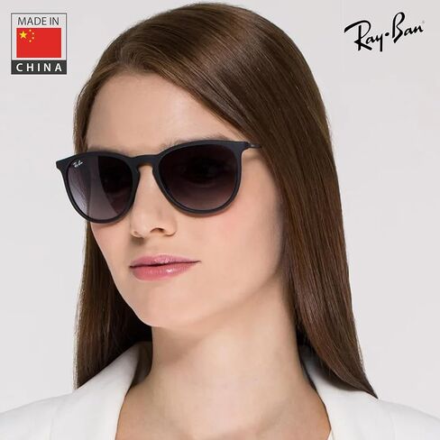 نظارات شمسية Ray-Ban RB3539 ERIKA معدنية مستقطبة على شكل فانتوس مع مجموعة أدوات النظارات - وسادات أنف قابلة للتعديل - نظارات شمسية كلاسيكية مثالية للارتداء الرسمي والعادي in Kuwait