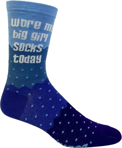 Crazy Dog T-Shirts Women's Swearing Helps Socks Funny Curse Word Naughty Sarcastic Flowers Footwear in Kuwait