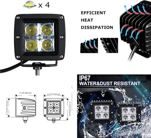 مصابيح ضباب LED بيضاء من iJDMTOY متوافقة مع 2015-19 GMC Sierra 2500 3500 HD، تتضمن مكعبات LED عالية الطاقة 20 وات، وأغطية إطار Foglight، ودعامات تثبيت موقع الضباب وأسلاك التبديل in Kuwait