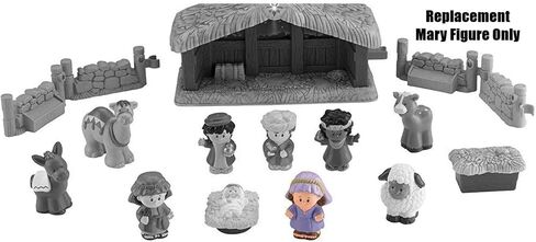 Replacement Part for Fisher-Price Little People Nativity Playset ~ J2404 ~ Nativity Bible Story - Replacement Mother Mary Figure in Saudi Arabia