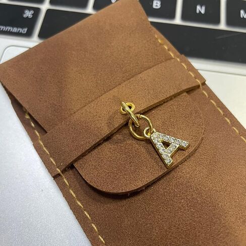 Personalized Initial PU Suede Pen Pouch - Office and Professional Storage Accessory, Ideal Gift for Coworkers (Y) in Saudi Arabia