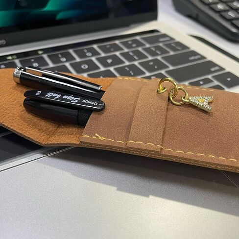Personalized Initial PU Suede Pen Pouch - Office and Professional Storage Accessory, Ideal Gift for Coworkers (Y) in Saudi Arabia