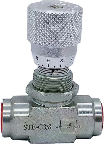 Hydraulic Two-Way Throttle Valve Throttle Valve G1/4 G3/8 Hydraulic Cylinder Bidirectional Speed Regulation Tube(G3-4) in Saudi Arabia