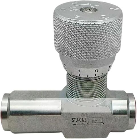 Hydraulic Two-Way Throttle Valve Throttle Valve G1/4 G3/8 Hydraulic Cylinder Bidirectional Speed Regulation Tube(G3-4) in Saudi Arabia