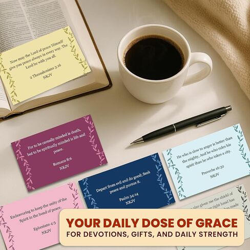 Scripture Prayer Cards for Women and Men – 80 Inspirational Bible Verse Cards for Daily Encouragement – Mini Scripture Memory Card Bulk, Religious Christian Gifts in Kuwait
