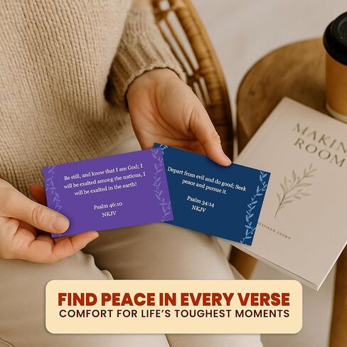 Scripture Prayer Cards for Women and Men – 80 Inspirational Bible Verse Cards for Daily Encouragement – Mini Scripture Memory Card Bulk, Religious Christian Gifts in Kuwait
