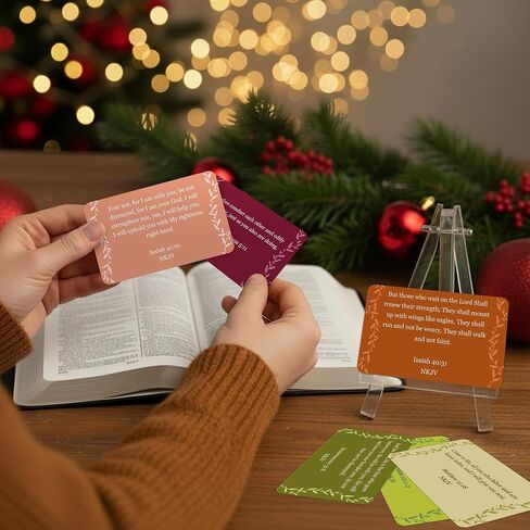 Scripture Prayer Cards for Women and Men – 80 Inspirational Bible Verse Cards for Daily Encouragement – Mini Scripture Memory Card Bulk, Religious Christian Gifts in Kuwait