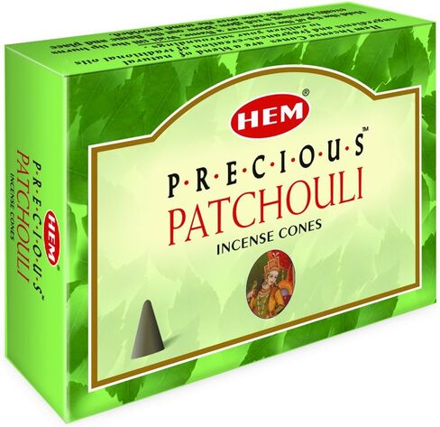 HEM Precious Chandan Incense Cones Pack of 120 | Natural Sandalwood Aroma for Positivity & Air Purifier | Pure House, Wood Powder | Home Essential, Aromatherapy Incense for Stress Relief & Cleansing in Saudi Arabia