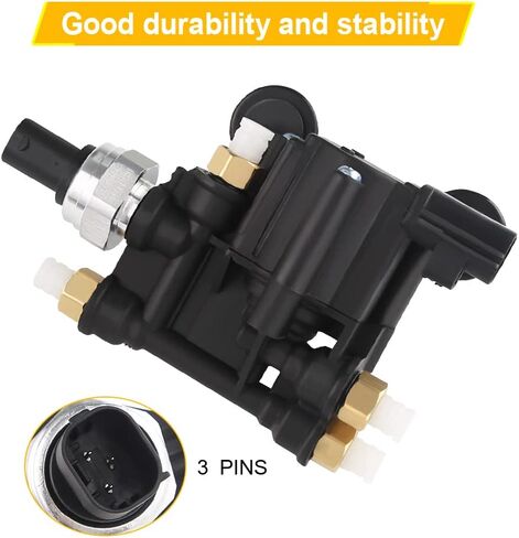 JDMON Air Suspension Valve Block Supply متوافق مع Land Rover LR3 2005-2009، LR4 2010-2013، Range Rover Sport 2006-2013 يستبدل RVH000046 RVH000070 in Saudi Arabia