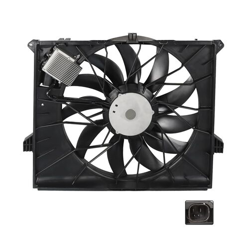 1645000093 Radiator Cooling Fan Assembly Compatible with GL320 GL350 GL500 GL550 ML320 ML350 ML550 2007-2012 3.0L 5.5L V6 V8 2125000493 674-50224 in Saudi Arabia