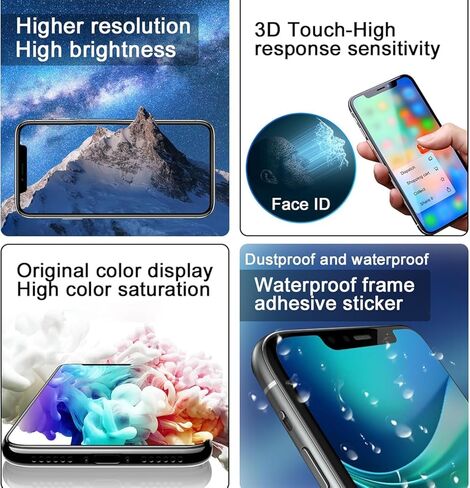 for iPhone 14 Screen Replacement 6.1 inch, Full HD 3D Touch LCD Display Digitizer Touch Screen Assembly with Repair Tools Screen Protector, Compatible with iPhone 14 （6.1 inch） in Saudi Arabia