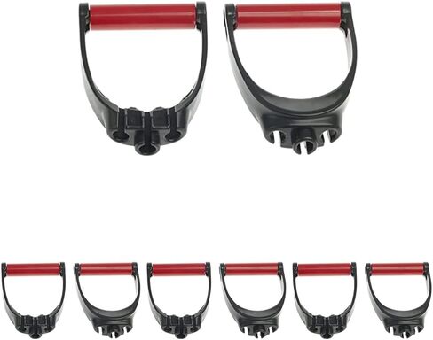 Lifeline Triple Grip Handles Fit Up to Three Resistance Cables for Continuous Muscle Tension Training , Black/Red in Saudi Arabia