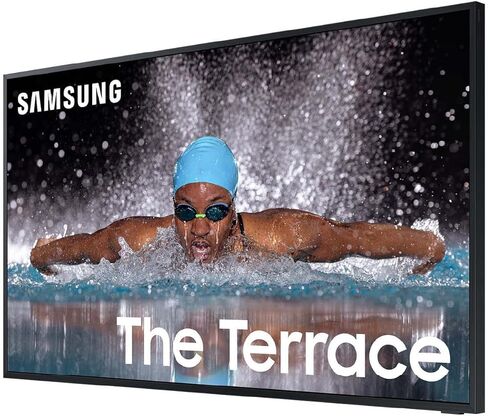 تلفزيون سامسونج QN55LST7TA The Terrace مقاس 55 بوصة المُحسّن للاستخدام الخارجي QLED 4K UHD الذكي مع ملحق حماية كهرماني لمدة عام واحد (2020) in Kuwait