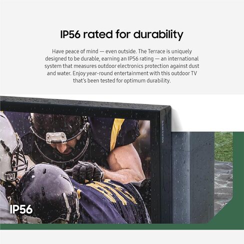 تلفزيون سامسونج QN55LST7TA The Terrace مقاس 55 بوصة المُحسّن للاستخدام الخارجي QLED 4K UHD الذكي مع ملحق حماية كهرماني لمدة عام واحد (2020) in Kuwait