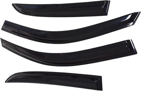 Window Visors Sun Rain Guards Window Deflectors 4PCS Replacement for Accord 4 Door Sedan 2003-2007 Black in Saudi Arabia