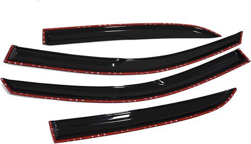 Window Visors Sun Rain Guards Window Deflectors 4PCS Replacement for Accord 4 Door Sedan 2003-2007 Black in Saudi Arabia