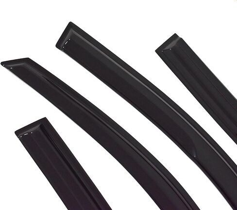 Window Visors Sun Rain Guards Window Deflectors 4PCS Replacement for Accord 4 Door Sedan 2003-2007 Black in Saudi Arabia