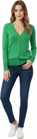 Allsense Women's Long-Sleeve Lightweight V-Neck Cardigan Sweater in Kuwait